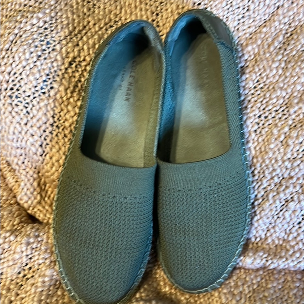 Cole Haan Women's Green Loafers